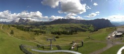 Archiv Foto Webcam Panorama der Seiser Alm von der Puflatsch Bergstation 15:00