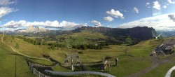 Archiv Foto Webcam Panorama der Seiser Alm von der Puflatsch Bergstation 17:00