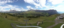 Archiv Foto Webcam Panorama der Seiser Alm von der Puflatsch Bergstation 15:00