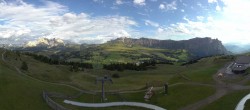 Archiv Foto Webcam Panorama der Seiser Alm von der Puflatsch Bergstation 17:00