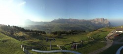 Archiv Foto Webcam Panorama der Seiser Alm von der Puflatsch Bergstation 06:00