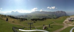 Archiv Foto Webcam Panorama der Seiser Alm von der Puflatsch Bergstation 09:00
