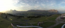 Archiv Foto Webcam Panorama der Seiser Alm von der Puflatsch Bergstation 05:00