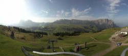 Archiv Foto Webcam Panorama der Seiser Alm von der Puflatsch Bergstation 07:00