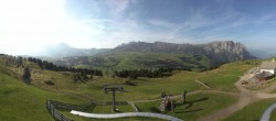 Archiv Foto Webcam Panorama der Seiser Alm von der Puflatsch Bergstation 07:00
