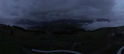 Archiv Foto Webcam Panorama der Seiser Alm von der Puflatsch Bergstation 19:00