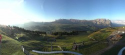 Archiv Foto Webcam Panorama der Seiser Alm von der Puflatsch Bergstation 06:00