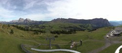 Archived image Webcam Alpe di Siusi: View from the Puflatsch Mountain Station 13:00