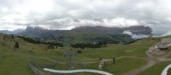 Archiv Foto Webcam Panorama der Seiser Alm von der Puflatsch Bergstation 06:00