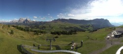 Archiv Foto Webcam Panorama der Seiser Alm von der Puflatsch Bergstation 15:00