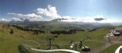 Archiv Foto Webcam Panorama der Seiser Alm von der Puflatsch Bergstation 13:00