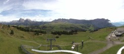 Archived image Webcam Alpe di Siusi: View from the Puflatsch Mountain Station 13:00