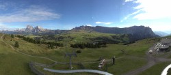 Archiv Foto Webcam Panorama der Seiser Alm von der Puflatsch Bergstation 15:00