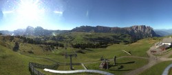 Archiv Foto Webcam Panorama der Seiser Alm von der Puflatsch Bergstation 08:00