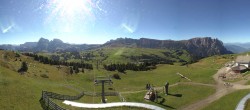 Archiv Foto Webcam Panorama der Seiser Alm von der Puflatsch Bergstation 09:00