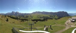 Archiv Foto Webcam Panorama der Seiser Alm von der Puflatsch Bergstation 11:00