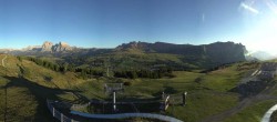 Archiv Foto Webcam Panorama der Seiser Alm von der Puflatsch Bergstation 17:00