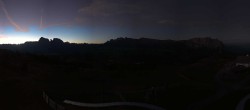 Archiv Foto Webcam Panorama der Seiser Alm von der Puflatsch Bergstation 00:00