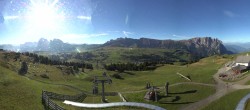 Archiv Foto Webcam Panorama der Seiser Alm von der Puflatsch Bergstation 03:00