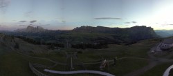 Archiv Foto Webcam Panorama der Seiser Alm von der Puflatsch Bergstation 19:00