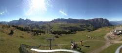 Archiv Foto Webcam Panorama der Seiser Alm von der Puflatsch Bergstation 09:00