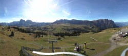 Archiv Foto Webcam Panorama der Seiser Alm von der Puflatsch Bergstation 09:00