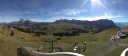 Archiv Foto Webcam Panorama der Seiser Alm von der Puflatsch Bergstation 13:00