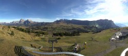 Archiv Foto Webcam Panorama der Seiser Alm von der Puflatsch Bergstation 15:00
