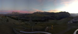 Archiv Foto Webcam Panorama der Seiser Alm von der Puflatsch Bergstation 19:00