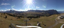 Archived image Webcam Alpe di Siusi: View from the Puflatsch Mountain Station 09:00