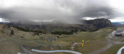 Archived image Webcam Alpe di Siusi: View from the Puflatsch Mountain Station 13:00