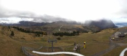 Archiv Foto Webcam Panorama der Seiser Alm von der Puflatsch Bergstation 09:00