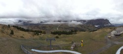 Archiv Foto Webcam Panorama der Seiser Alm von der Puflatsch Bergstation 13:00
