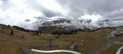 Archiv Foto Webcam Panorama der Seiser Alm von der Puflatsch Bergstation 09:00