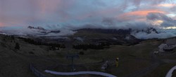 Archiv Foto Webcam Panorama der Seiser Alm von der Puflatsch Bergstation 17:00