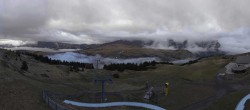 Archiv Foto Webcam Panorama der Seiser Alm von der Puflatsch Bergstation 06:00