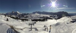 Archiv Foto Webcam Panorama der Seiser Alm von der Puflatsch Bergstation 12:00