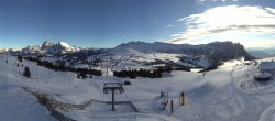 Archiv Foto Webcam Panorama der Seiser Alm von der Puflatsch Bergstation 14:00