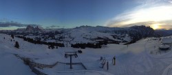 Archiv Foto Webcam Panorama der Seiser Alm von der Puflatsch Bergstation 15:00