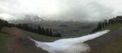 Archived image Webcam Alpe di Siusi: Panoramic view Mezdi mountain station 05:00