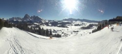 Archiv Foto Webcam Blick über Seiser Alm – Mezdi Bergstation 11:00