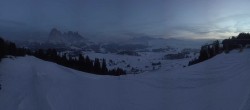 Archiv Foto Webcam Blick über Seiser Alm – Mezdi Bergstation 17:00