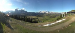 Archiv Foto Webcam Blick über Seiser Alm – Mezdi Bergstation 06:00