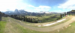 Archiv Foto Webcam Blick über Seiser Alm – Mezdi Bergstation 07:00