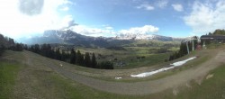 Archiv Foto Webcam Blick über Seiser Alm – Mezdi Bergstation 07:00