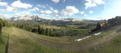 Archiv Foto Webcam Blick über Seiser Alm – Mezdi Bergstation 17:00