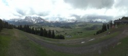 Archived image Webcam Alpe di Siusi: Panoramic view Mezdi mountain station 11:00