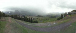 Archived image Webcam Alpe di Siusi: Panoramic view Mezdi mountain station 13:00
