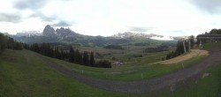 Archiv Foto Webcam Blick über Seiser Alm – Mezdi Bergstation 06:00