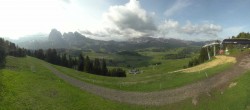 Archiv Foto Webcam Blick über Seiser Alm – Mezdi Bergstation 07:00